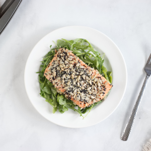 Three Seed Crusted Salmon