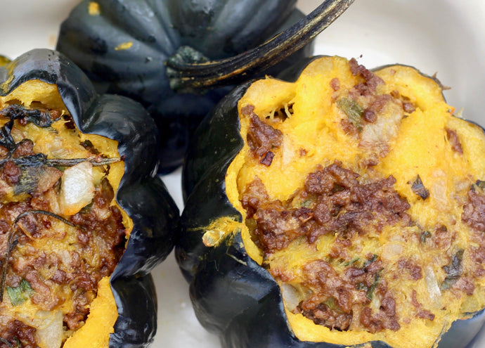 Beef Stuffed Acorn Squash