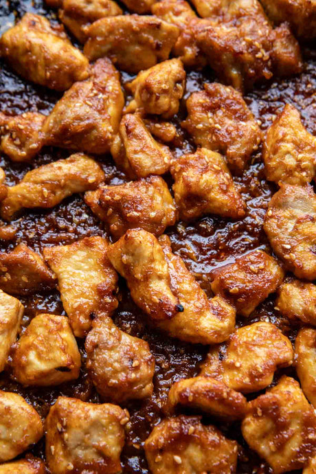 Sheet Pan Orange Chicken and Broccoli