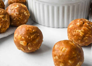 Pumpkin Power Bites ~ Your favorite Protein Bite takes on a Fall Flavor